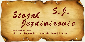 Stojak Jezdimirović vizit kartica
